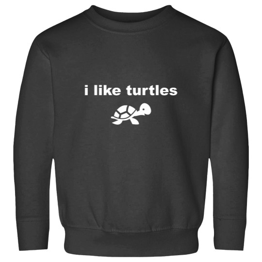 Discover I Like Turtles Cute Funny Turtle Pet Shirt Sweatshirts