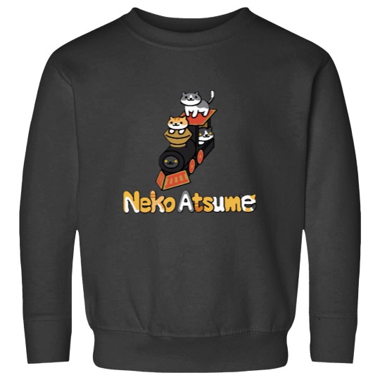 Discover Neko Atsume Train Classic Sweatshirts