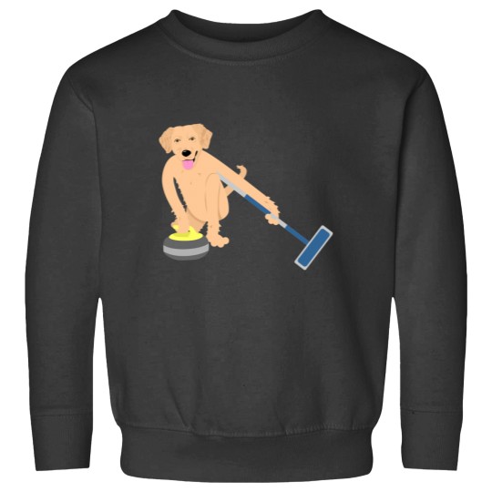 Discover Golden Retriever Curling Classic Sweatshirts