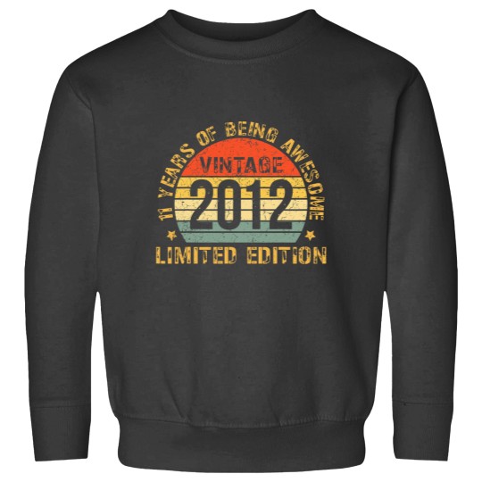 Discover 11yr BDay Son Boy Funny 2012 11th 11 Year Old Birthday Sweatshirts