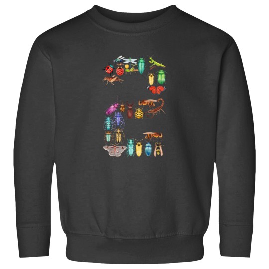 Discover Toddler 2nd Birthday Bugs Insects Beetles Kids 2 Year Old Sweatshirts