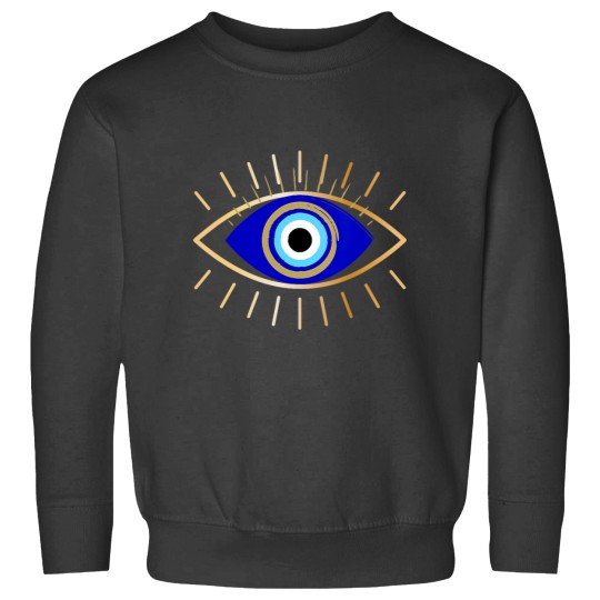 Discover Womens Evil Eye Protection VNeck Sweatshirts