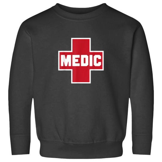 Discover Street Medic Red First Aid Cross Protest Helper Sweatshirts