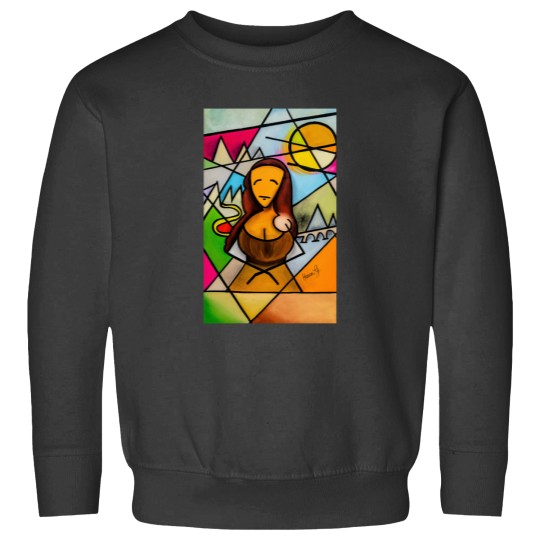 Discover Mona smile Classic Sweatshirts