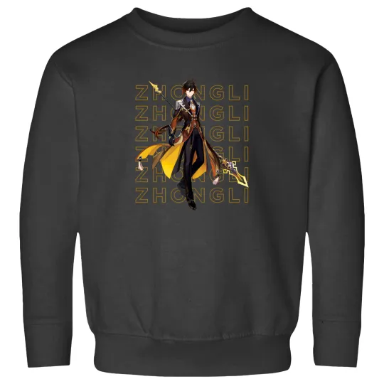 Discover Zhongli Genshin Impact Design 344 Sweatshirts