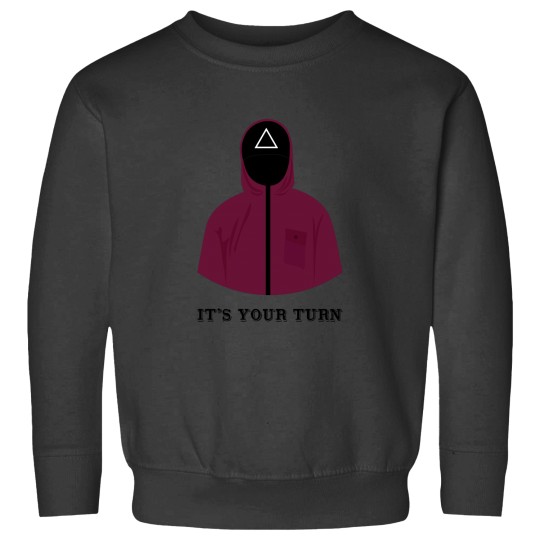 Discover Squid Cosplay - Pink Soldier - It_s your turn funny (1) Sweatshirts