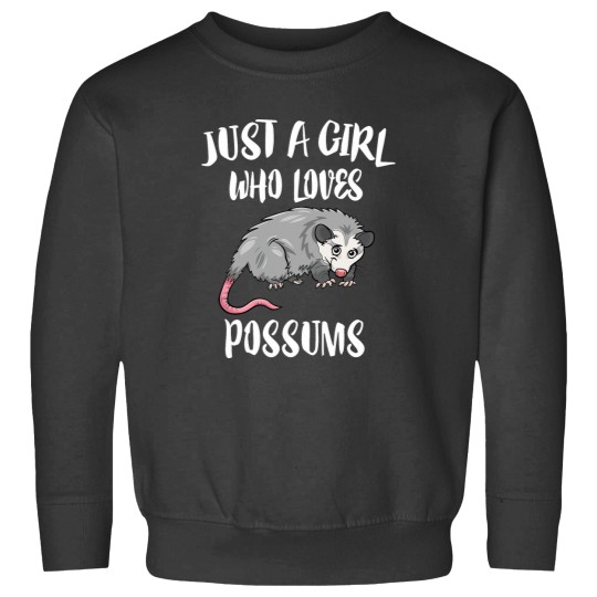 Discover Just A Girl Who Loves Possums Animal Gift Sweatshirts