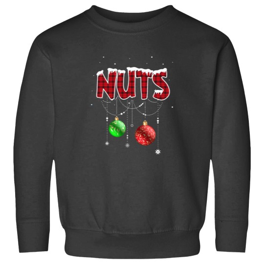 Discover Chest Nuts Christmas Red Plaid Matching Couple Chestnuts Sweatshirts
