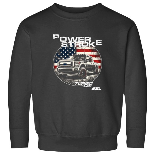 Discover Diesel Power Stroke Truck 6.7ss Coal Rolling Diesel Power Sweatshirts
