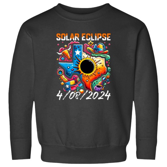 Discover Eclipse Texas Solar Eclipse 2024 Texas 4.08.24 Sweatshirts