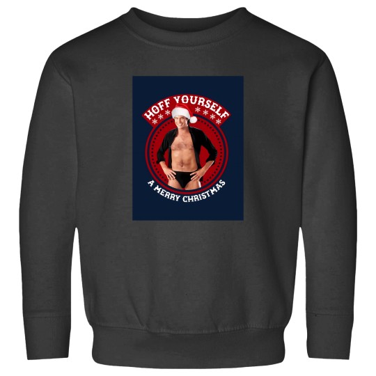 Discover David Hasselhoff Merry Christmas Sweatshirts