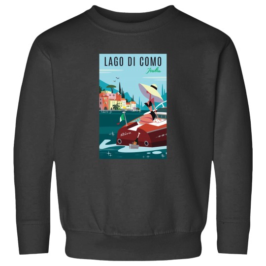 Discover Lago Di Como Poster 1 Sweatshirts