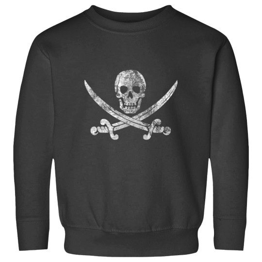 Discover Vintages Pirate Skull Jolly Roger Flags Pullover Sweatshirts