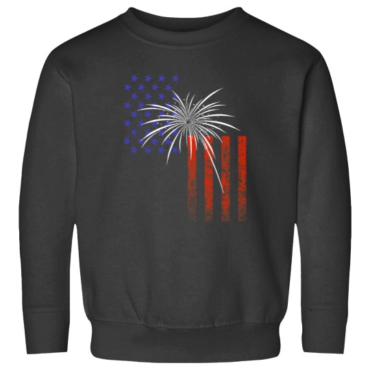 Discover 4th of July American Flags and Firework Sweatshirts
