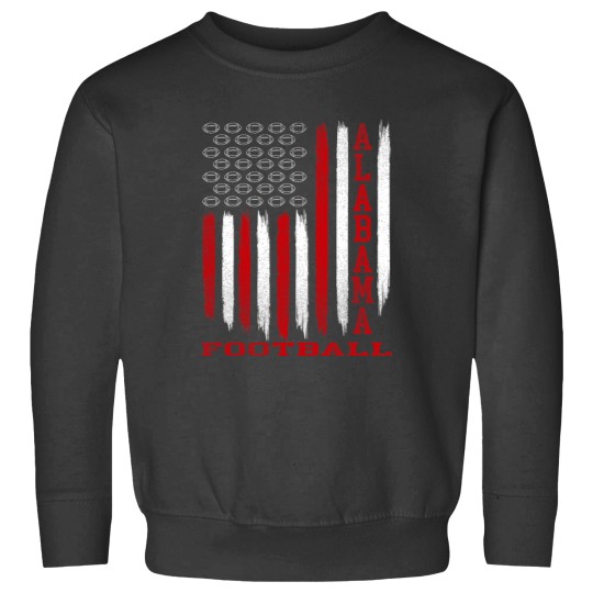 Discover Patriotic USA Flag Albm Football Season Party Sweatshirts