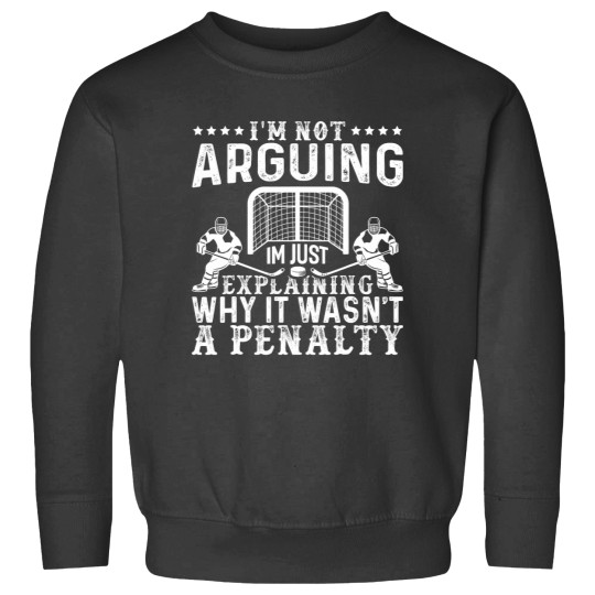 Discover Hockey Player Arguing Gift Funny Ice Hockey Sweatshirts