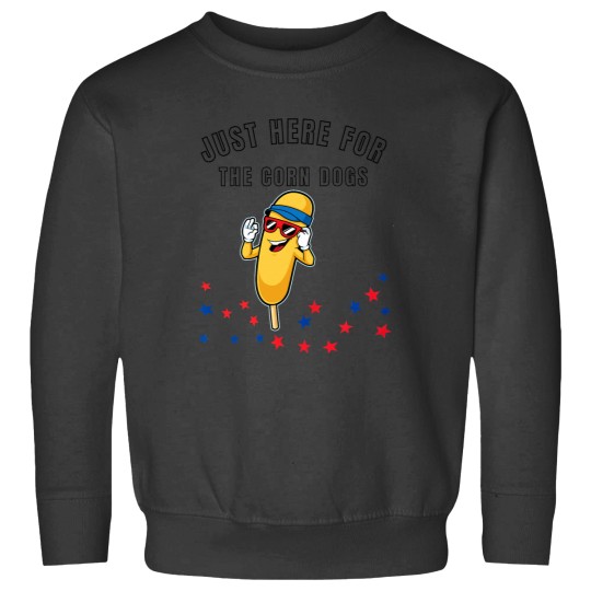 Discover Corn dog lover Corndog state fair Just here for the corndogs Sweatshirts