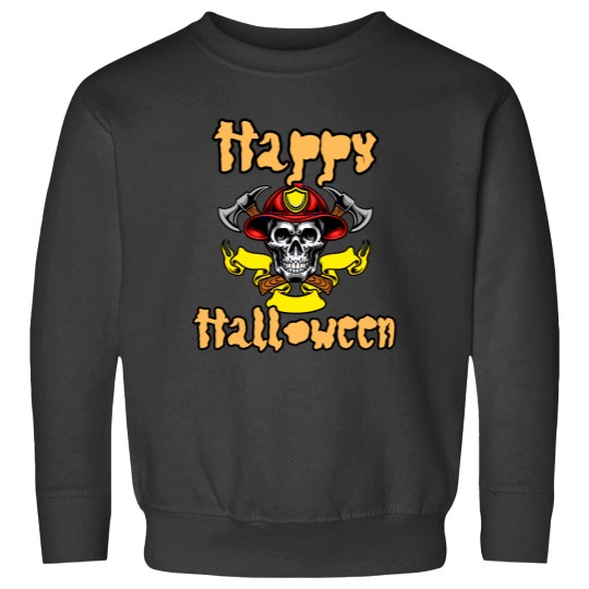 Discover Happy Halloween Fireman Sweatshirts
