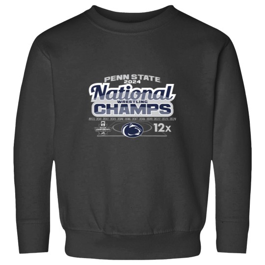 Discover Pénn State Nittany Lions National Champs Wrestling 2024 Sweatshirts