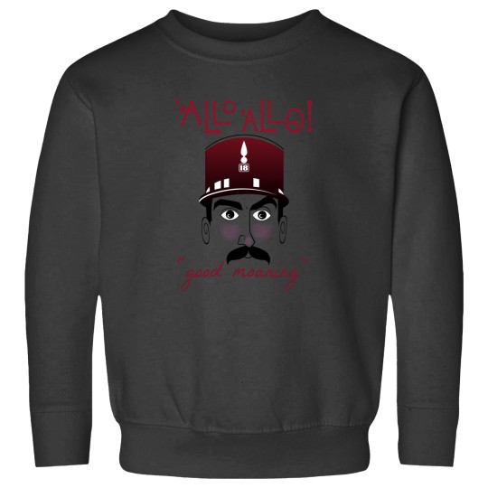 Discover Allo Allo Officer Crabtree Good Moaning Sweatshirts
