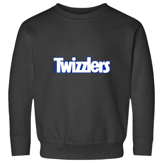 Discover Twizzlers Twists White Blue Logo Distressed Sweatshirts