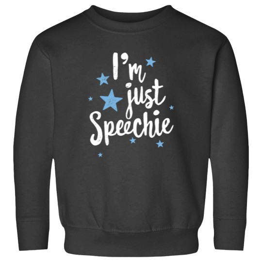 Discover Im Just Speechie Funny Speech Therapist Shirt for SLP Essential Sweatshirts