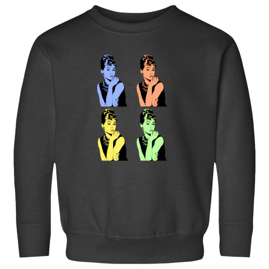 Discover 4 Colored Pictures Audrey Hepburn Actress Sweatshirts