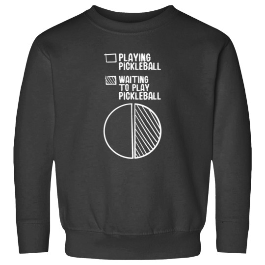 Discover Funny Pickleball Pie Chart Meme Graphic Sweatshirts