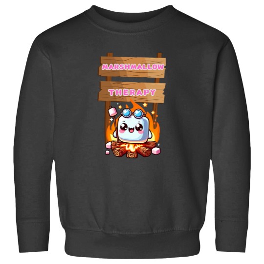Discover Marshmallow Therapy - Toasted Marshmallow Sweatshirt