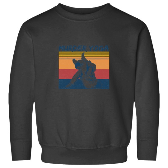 Discover Brazilian Jiu Jitsu Funny Murder1 Yoga Vintage1 (1) Sweatshirts