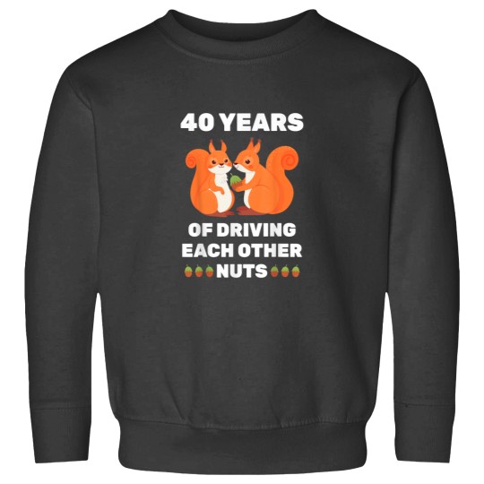 Discover 40th 40Year Wedding Anniversary Funny Couple For Sweatshirts