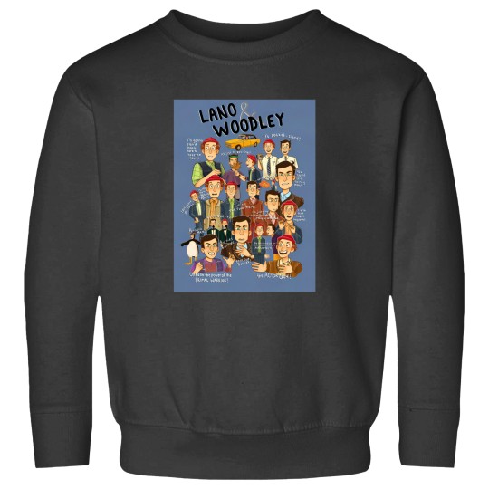 Discover Lano And Woodley Compilation Blue Background Sweatshirts