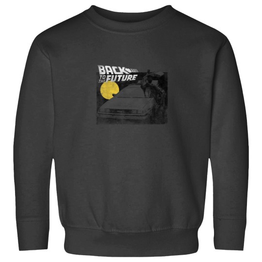 Discover Back To The Future Delorean Fade Portrait Sweatshirts