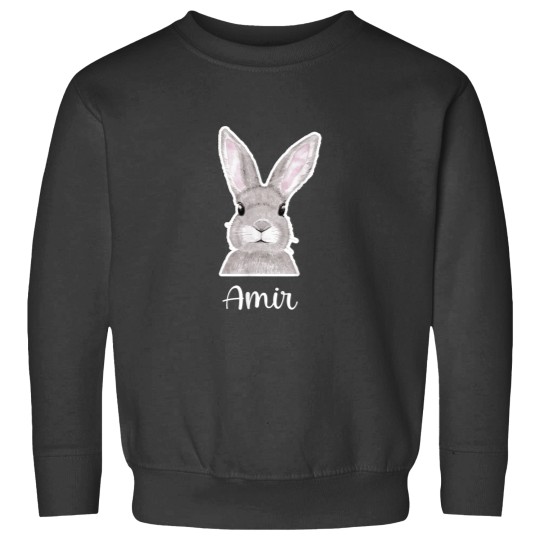 Discover Amir Name Easter Bunny Custom Name Good Friday Sweatshirts