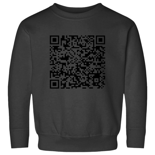Discover Rickroll QR Code Funny Rickroll Qr Code Sweatshirts