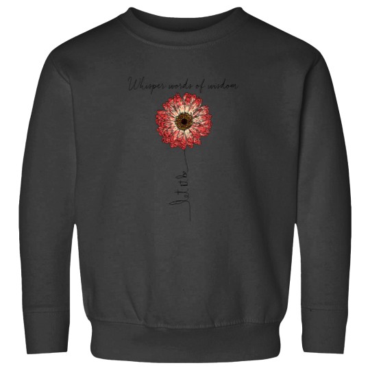 Discover Womens Whisper Words Of Wisdom Let Is Be VNeck Sweatshirts
