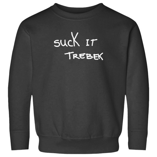 Discover Suck It Trebek Celebrity Jeopardy Sweatshirts