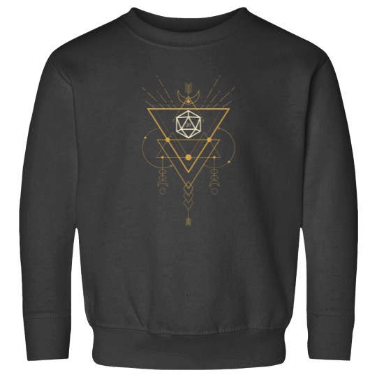 Discover Esoteric D20 Dice of Curiosity Relaxed Fit Sweatshirts