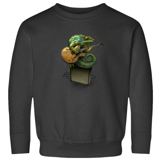 Discover Chameleon Plays the Blues... plus a few other colors Sweatshirts