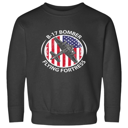 Discover B17 Flying Fortress with flag Sweatshirts