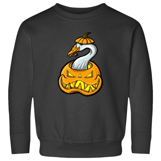 Discover Halloween Goose Stealing Candy Pumpkin Honk Sweatshirts