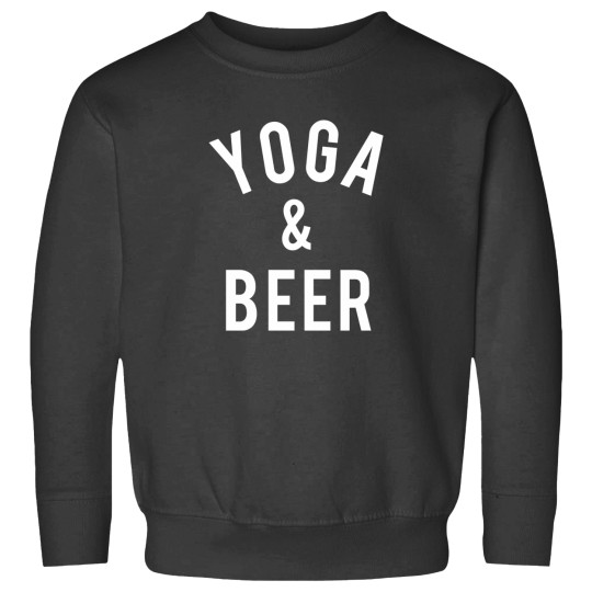 Discover Yoga And Beer Sweatshirts