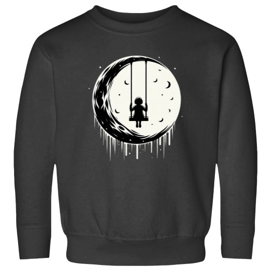 Discover Celestial Swingset Moons Mystical Playground Sweatshirts