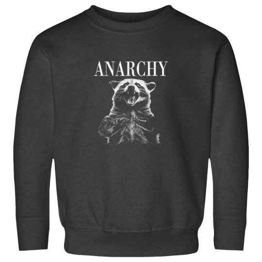 Discover Anarchy Raccoons Funny Art Meme for Women Men Sweatshirts