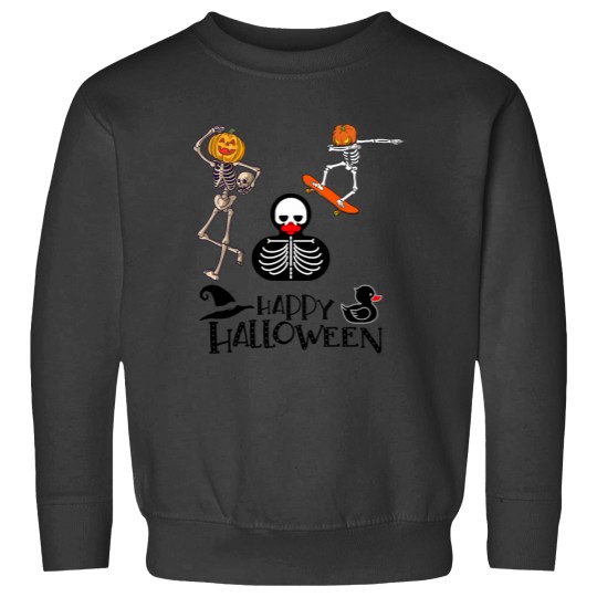 Discover Rubber Duck Skeletonn - Happy Halloween Sweatshirts