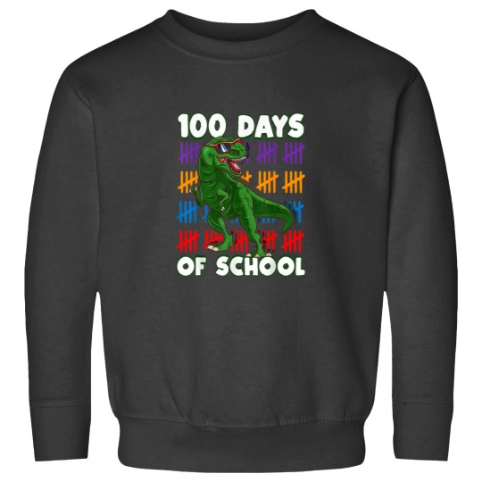 Discover 100 Days of School 100th Day Dino Sweatshirts