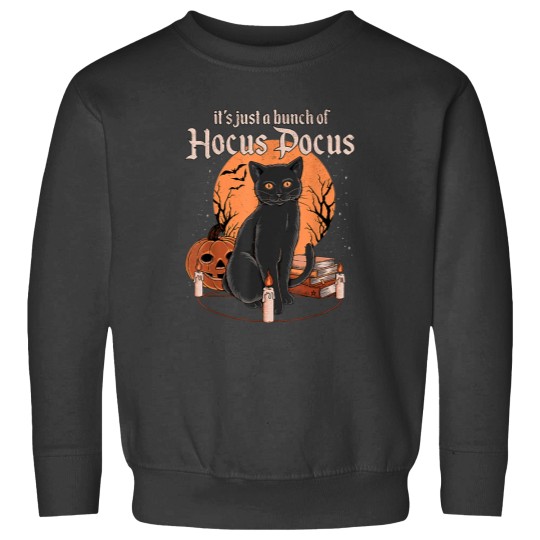 Discover Funny This cool This awesome It_s Just A Bunch Of Hocus Gift Halloween Black Catt Sweatshirts