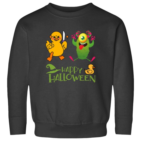 Discover Dreadful Duck of Dooom vs. Enchanted Green Monster Sweatshirts