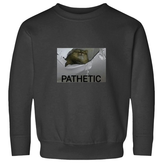 Discover 'Pathetic' cat Sweatshirts