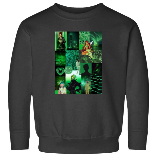 Discover Green Collage Active Sweatshirt - Cozy and Casual